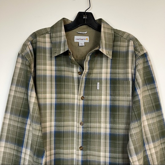 ❗️Carhartt Plaid Relaxed Button Shirt - Picture 3 of 9